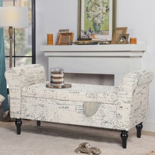 Padded Ottoman Storage Box