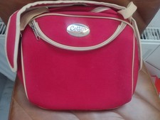 Cotton traders travel bag red - cotton,