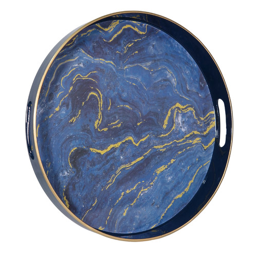 Large decorative round serving - large,