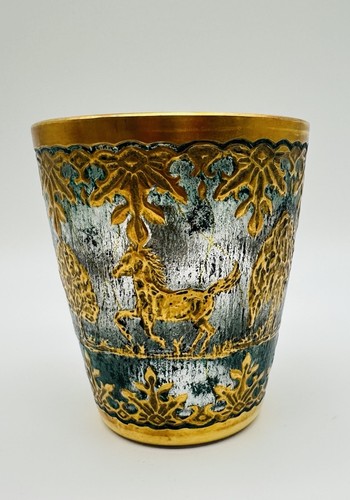 Art deco cameo glass mug - art,
