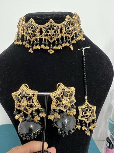 Gold and black indian bridal - black,