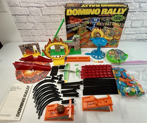 Vintage domino rally - vintage,