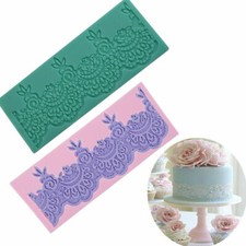 Lace Flowers Mould Border