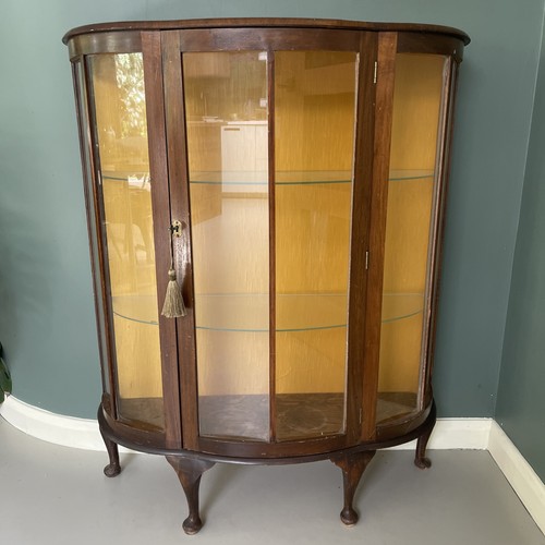 Antique bow front - bow-front, display