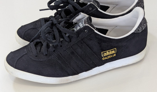 Adidas gazelle black sneakers - adidas,