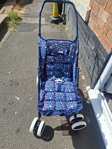 Bambi blue multicolour pattern - blue,