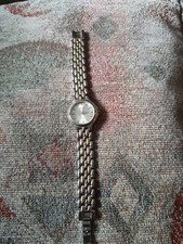 Ladies Wrist Watch Constant Wristwatch Gold Tone Quartz Watch Stainless Steel UK