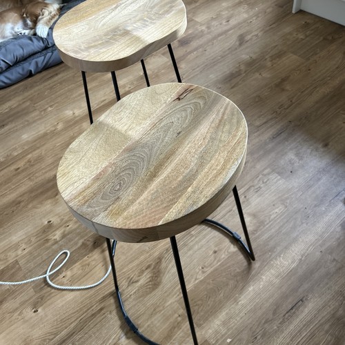 Vintage pair bar - vintage, stools