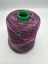 100% Merino Wool. Multicoloured Space Dyed.500g Cone  2 Ply Knit. 2/20nm.Uk Spun