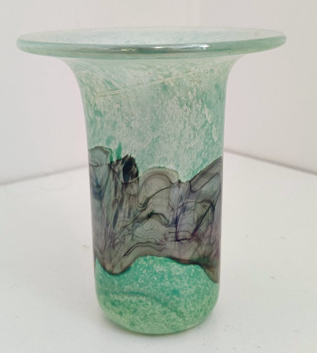 Signed mdina glass malta sea - glass, &