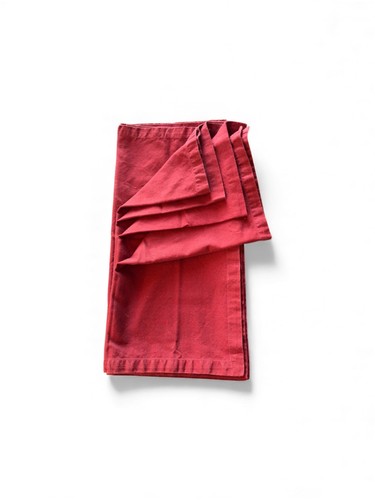Crate barrel burgundy cloth - &,
