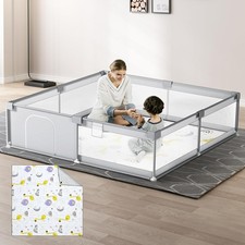 Baby Toddler Playpen with Mat