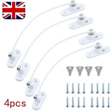 4x White Window Door Cable