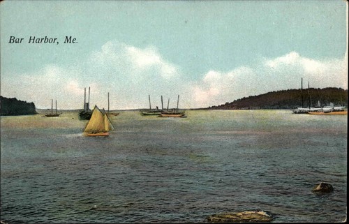 Bar harbor maine sailboat - harbor, me