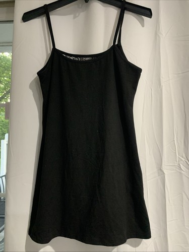 Shein short black nightgown - black,