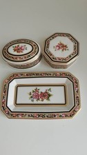 Wedgwood Clio Pin Tray Oval & Octahedral Trinket Boxes