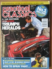 Practical Classics March 1994 Triumph Herald MGA MGB MGC Magnette ZA Riley 1.5
