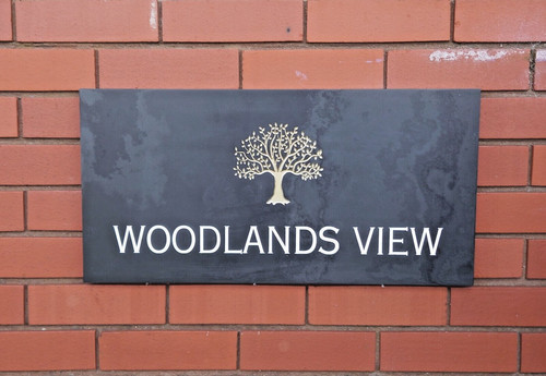 Large personalised slate - large, house