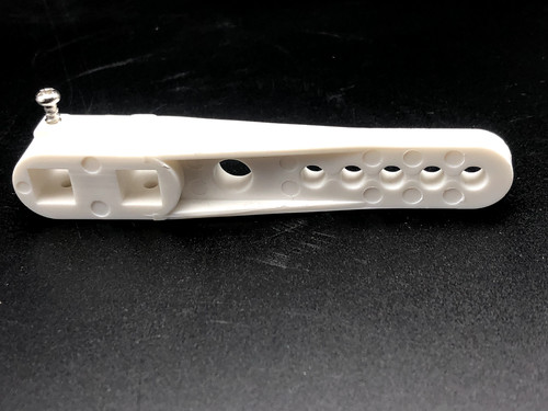 Fully adjustable white plastic - adjustable,