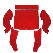 Claret Red Carrelli Hessian