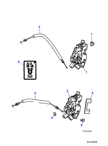 Jaguar genuine retaining clip - jaguar,