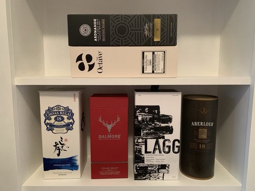 Whisky boxes and tubes - whisky,