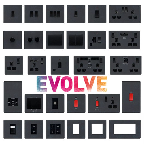 Evolve matt grey screwless - evolve,
