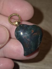 Antique Bloodstone Heart