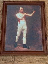 TOM SAYERS framed Bareknuckle Boxing Print
