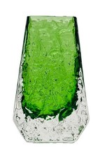 Whitefriars Geoffrey Baxter Textured Range Coffin Vase in Meadow Green