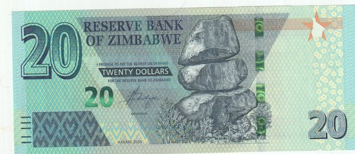 Zimbabwe dollars 2020 - dollars,,