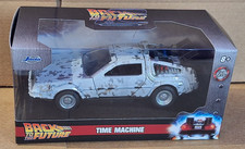 Jada Hollywood Rides Back To The Future Delorean Time Machine 1:32 Diecast