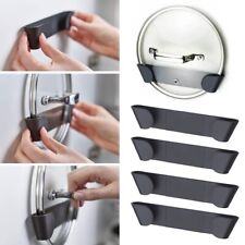 6X Pan Lid Holder Saucepan Storage Wall-Mounted Kitchen Rack Kitchen Supplies