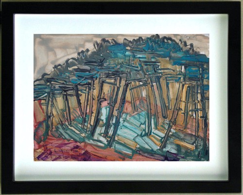 1961 abstract landscape - 1961,