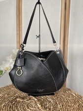 Radley Tulip Street black leather handbag hobo bag