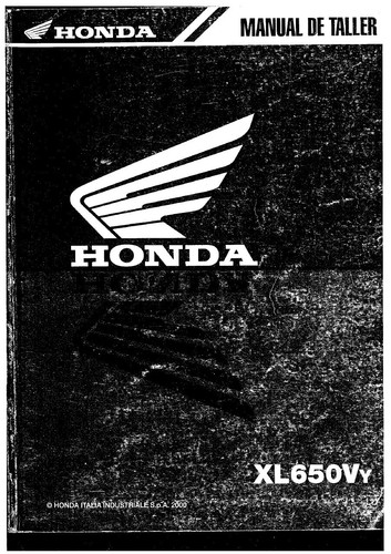 Honda xl650v transalp - xl650v,