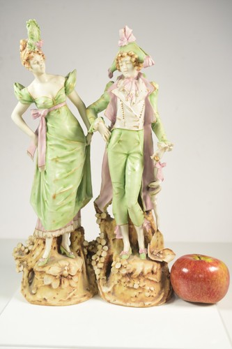 Antique pair turn - antique,