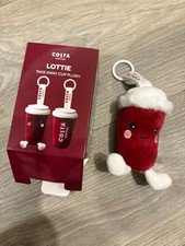 BNWT Limited Edition COSTA COFFEE 2025 VIRAL SELL OUT Plush LOTTIE TAKE AWAY CUP