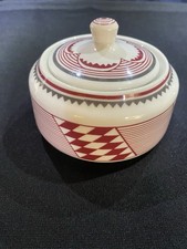 Sugar Bowl Ancient Mimbreno Indian Santa Fe Dining Car Replica Nostalgia Station