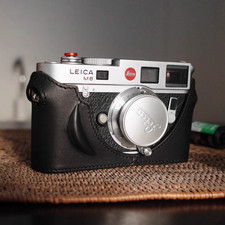 Genuine Real Leather Camera