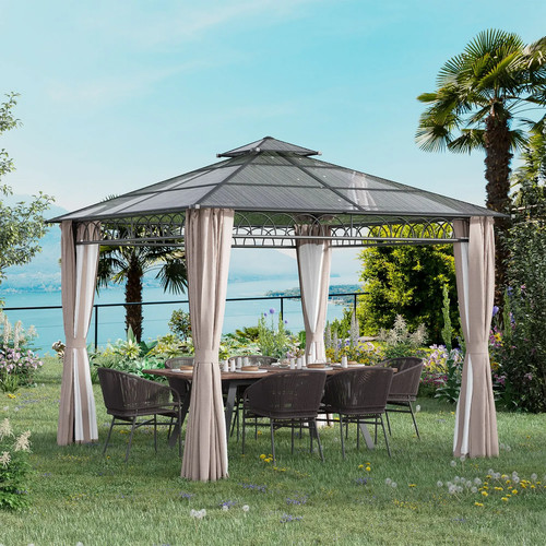 Outdoor polycarbonate gazebo - outdoor,
