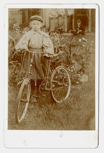 Little girl bicycle bike