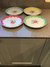 CATH KIDSTON 24.5CMS DINNER PLATES X 4 LOVELY 
