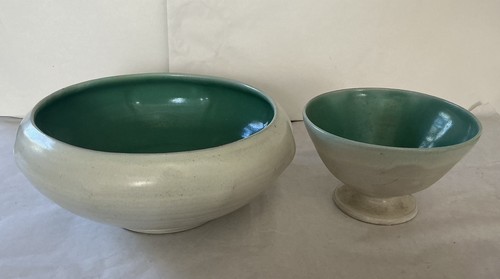Two vintage upchurch pottery - vintage,
