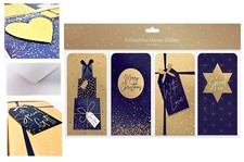 4 Christmas Money Wallets Cash