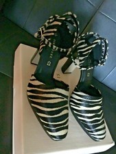 Zebra design Leather shoes