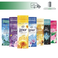 3 X Lenor Laundry Perfume In-Wash Scent Booster Beads Shake & Sniff  Non-Stop...