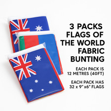 3 Packs 40FT Flags of The