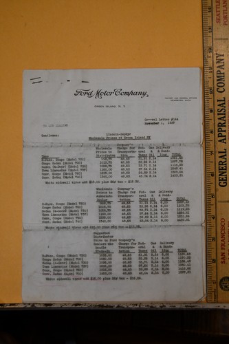 1937 ford motor - ford, dealer