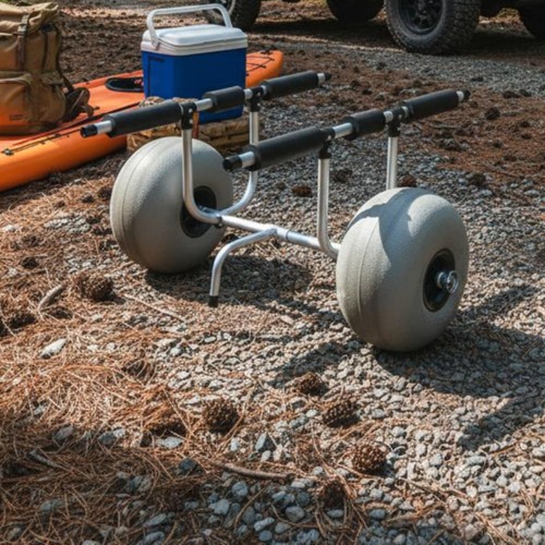 Kayak carrier with - carrier, beach